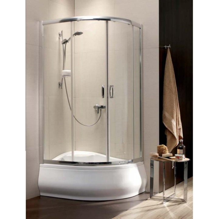 PREMIUM PLUS E 100X80X190 CHROM/PRZEJRZYSTE 30491-01-01N