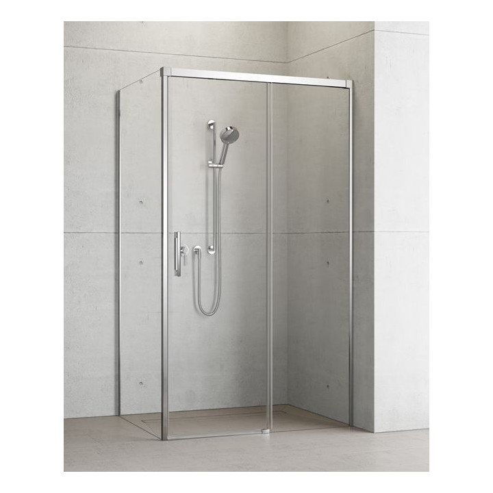 IDEA S1 ŚCIANKA BOCZNA 90 LEWA CHROM/PRZEJRZYSTE 387050-01-01L