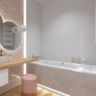 Projekt łazienki Jeta - K. Urbaniak  , Ostów Wielkopolski