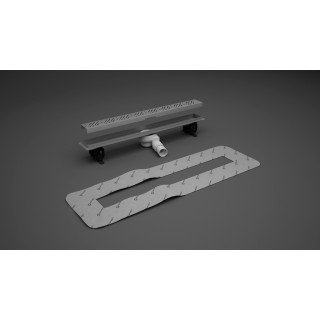 ODPŁYW LINIOWY SLIM Z RUSZTEM BASIC 550 5L055S