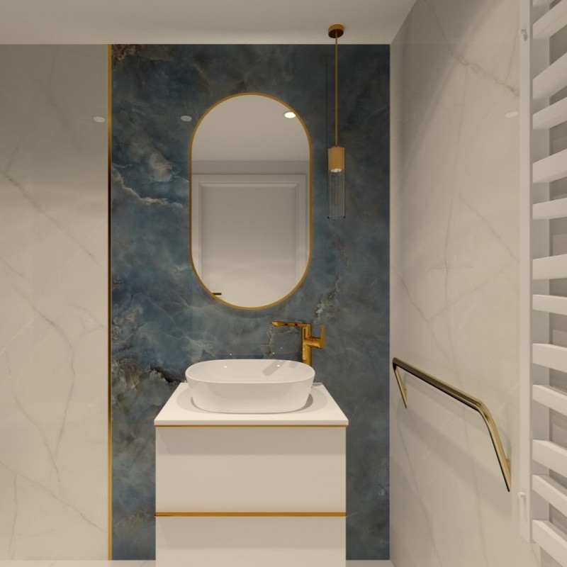 Aquamarine Navy by Tomczyszyn