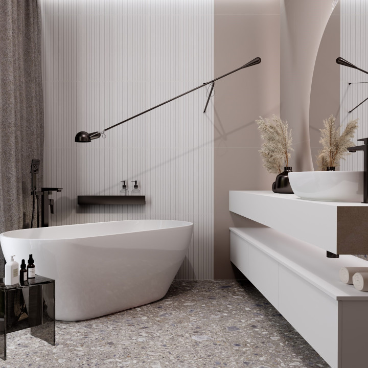 Minimalistyczna łazienka Ceppo Nuovo by Nowak