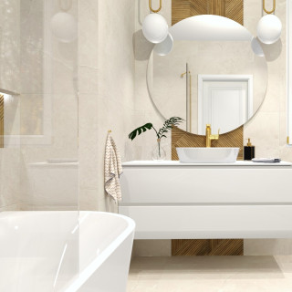 Łazienka Glamour Grand Cave Ivory by Batura