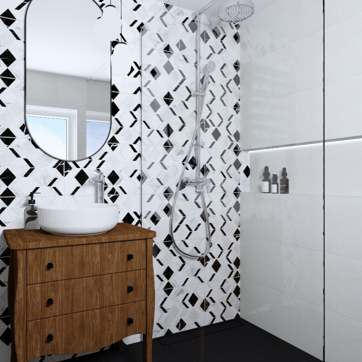 Łazienka retro Industrio Anthrazite by Kuracińska