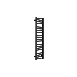 HOROS GRZEJNIK ŁAZIENKOWY 121x35 CZARNY RAL 9005 MAT GREX.HO121.35.BL