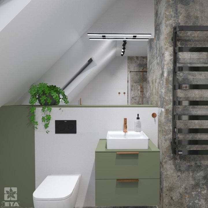 Nowoczesny projekt łazienki z wanną Lila by Kozieko