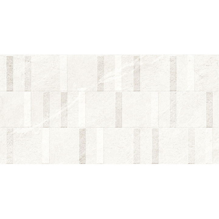 GRES SZKLIWIONY DHARA DECOR WHITE 119,2X59,2 REKT. MATT GAT.1 230399 (1,42)