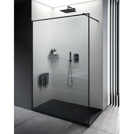 WALK-IN PALMARIA BLACK 110X200CM, SZKŁO PRZEŹROCZYSTE GR.8MM LPWI1108BT