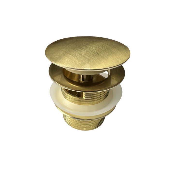 Luksusowy korek klik-klak w złotym szczotkowanym wykończeniu