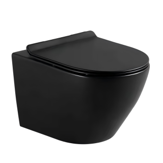 Miska WC Interno czarny mat – nowoczesność i wyrazisty styl