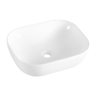 Umywalka nablatowa Bella biała – nowoczesność i elegancja