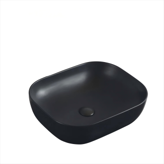 Umywalka nablatowa Bella czarny mat – nowoczesny akcent do łazienki