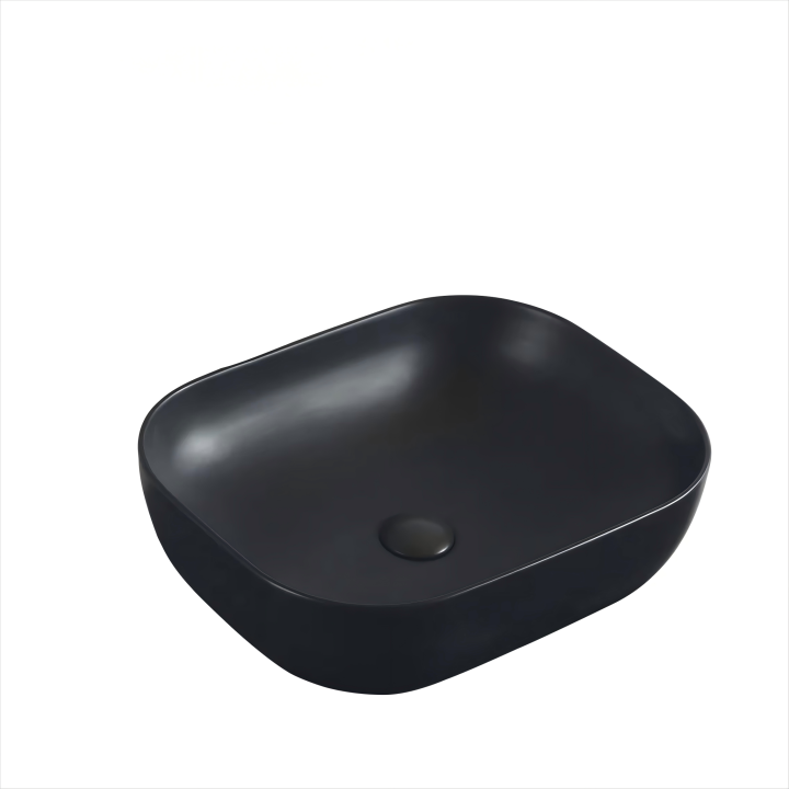 Umywalka nablatowa Bella czarny mat – nowoczesny akcent do łazienki