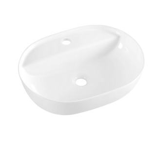 Umywalka nablatowa Dritto biała – nowoczesna ceramika do łazienki