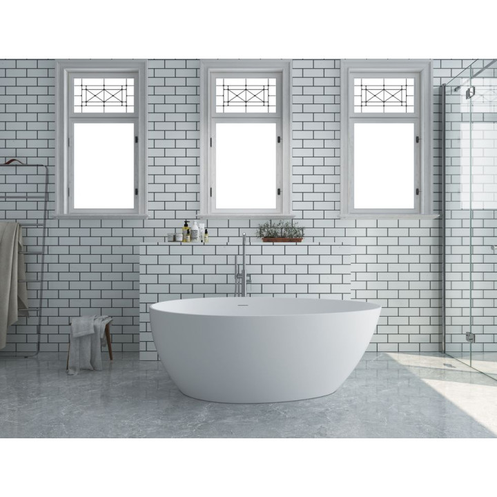 Wanna wolnostojąca DROP BIAŁA 1600 x 820 x 580 mm – Minimalizm i Luksus