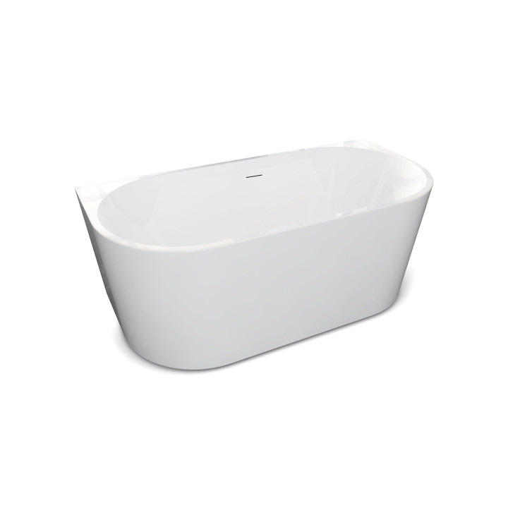 Wanna przyścienna EMMA 1500 x 750 x 580 mm – Nowoczesny Komfort i Styl