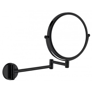 ROUND LUSTERKO KOSMETYCZNE, NA RAMIENIU, 2-STR, POWIĘKSZENIE X 3, NERO - NOWOŚĆ B7ADR_N811