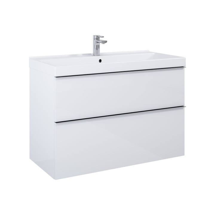 SZAFKA LOOK 100 2S WHITE HG PDW  RE011000028060