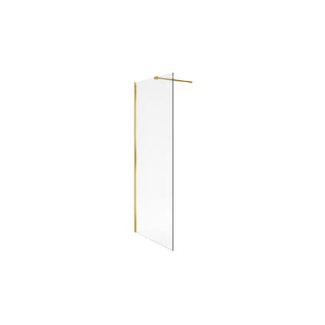 VIDOQ WALK-IN ŚCIANKA 90X200CM ZŁOTA  KAEX.1506.900.LP.GL