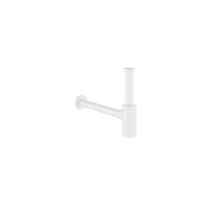 SYFON UMYWALKOWY STALOWY D54, BIAŁY MAT INEX.2018WH