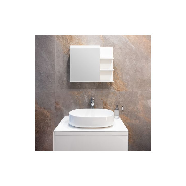 SZAFKA LUSTRZANA EASY 3P 50X600X16MM PÓŁKI-BIAŁE DSM