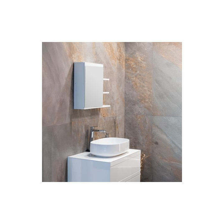 SZAFKA LUSTRZANA EASY 3P 50X600X16MM PÓŁKI-BIAŁE DSM