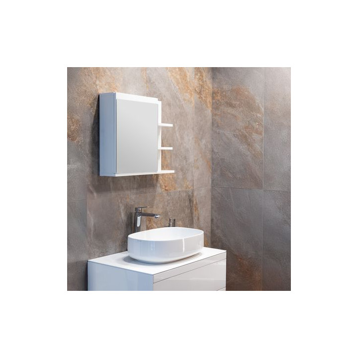 SZAFKA LUSTRZANA EASY 3P 50X600X16MM PÓŁKI-BIAŁE DSM