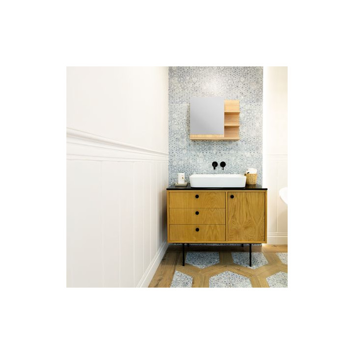 SZAFKA LUSTRZANA EASY 3P 50X600X16MM PÓŁKI-DREWNO DSM