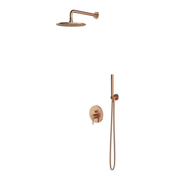 SYSTEM PRYSZNICOWY PODTYNKOWY MIEDŹ SZCZOTKOWANA SYSY35CPB