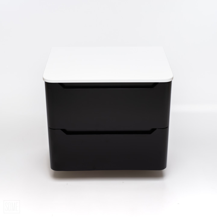 Czarna szafka łazienkowa CASE 60 cm – elegancja i nowoczesność