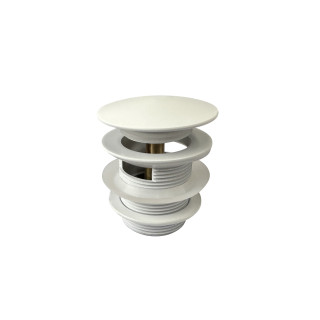 Korek klik-klak w białym macie – minimalistyczny styl i funkcjonalność