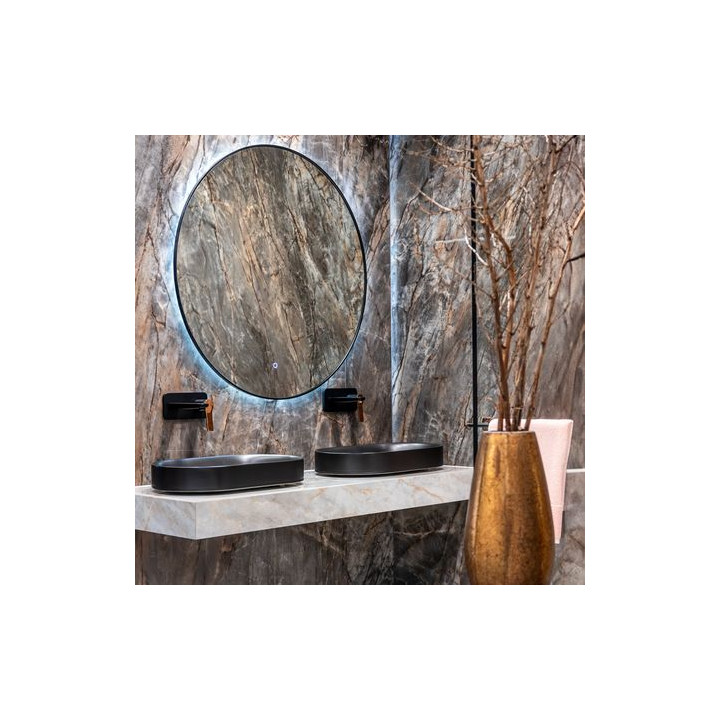  Lustro CARMIN 100 cm z oświetleniem LED i matą grzewczą