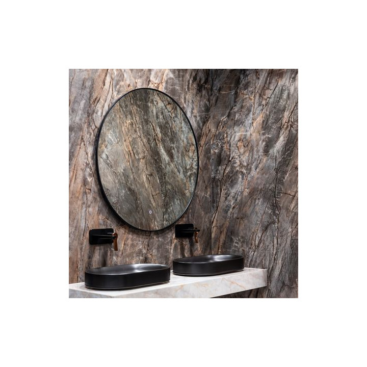 Lustro CARMIN 80 cm z oświetleniem LED i matą grzewczą