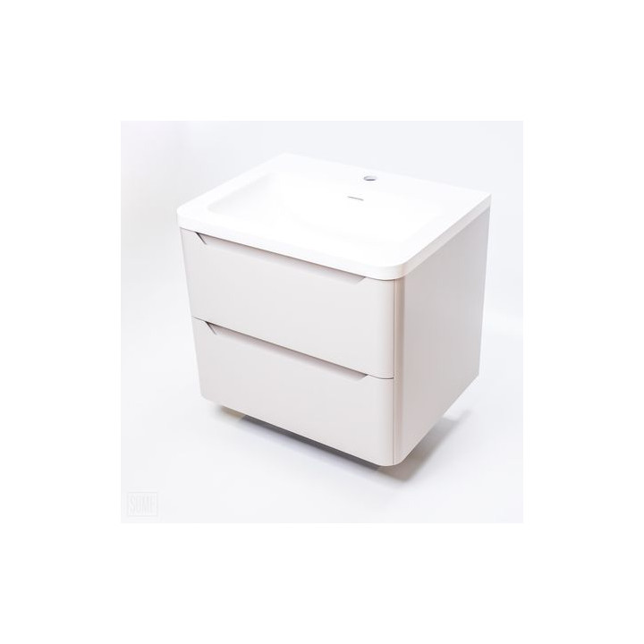 Beżowa szafka łazienkowa CASE 60 cm – ciepły odcień i funkcjonalność