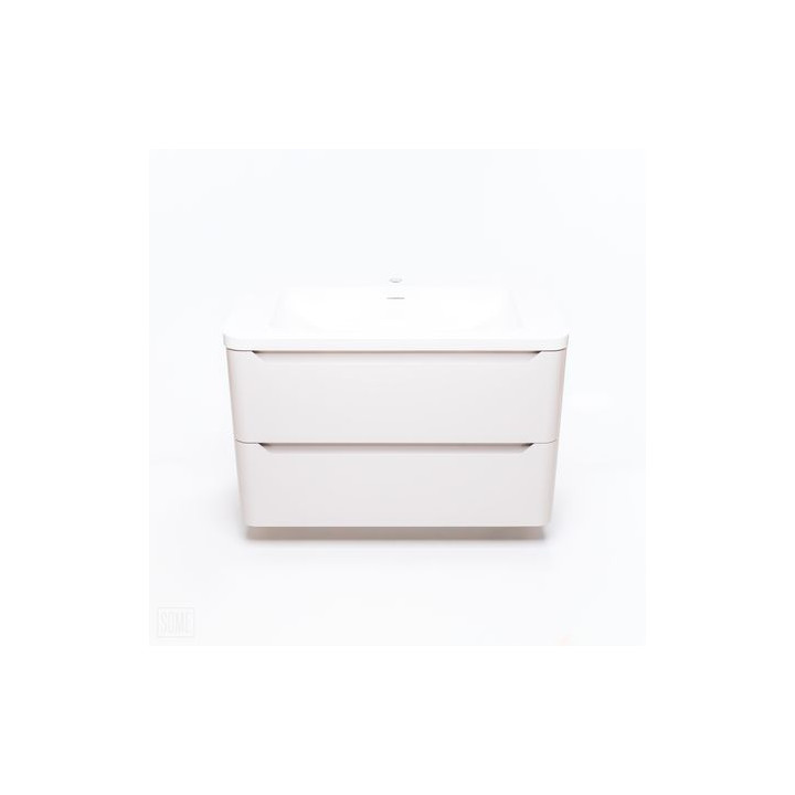 Beżowa szafka łazienkowa CASE 80 cm – przestrzeń i ciepłe wykończenie