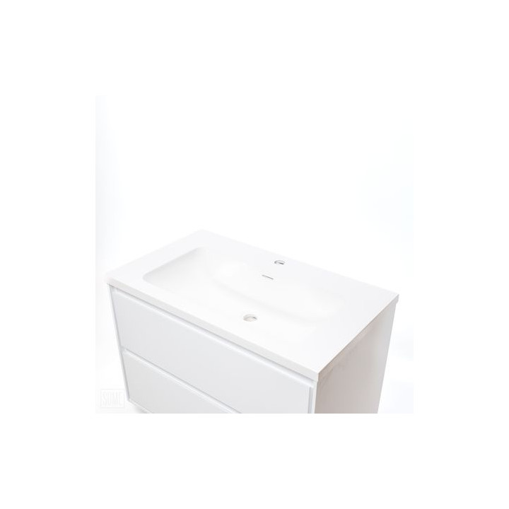 Umywalka meblowa LOCK 80 cm – przestronność i minimalistyczny styl