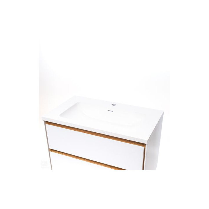 Umywalka meblowa LOCK 80 cm – przestronność i minimalistyczny styl