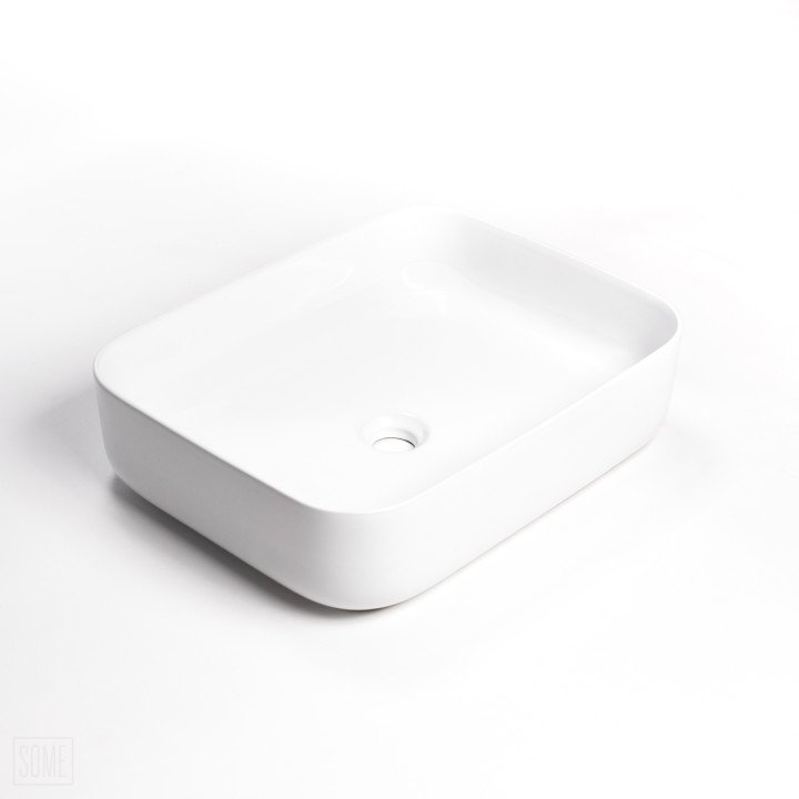Umywalka nablatowa Snello biała – subtelność i funkcjonalność