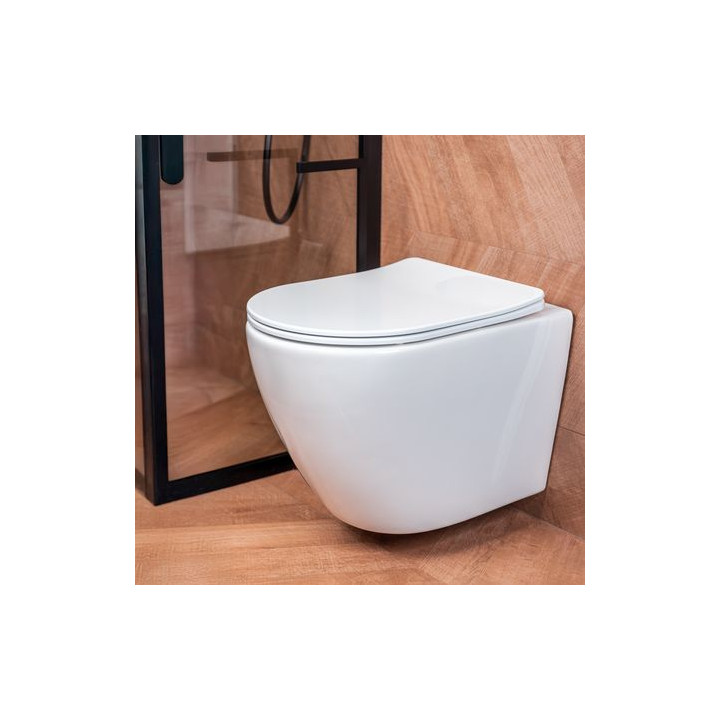 Deska sedesowa prosta A-0660 – antybakteryjna i wytrzymała