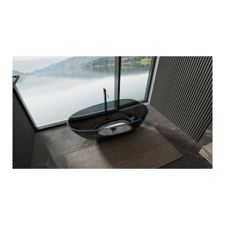 Wanna wolnostojąca Freedom Smokey Black – nowoczesność i luksusowy design