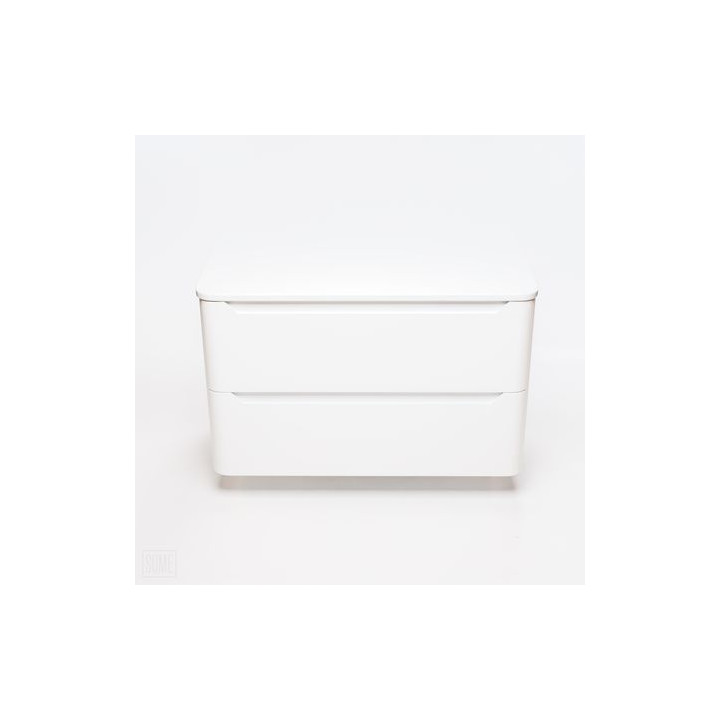 Biała szafka łazienkowa CASE 80 cm – przestronność i styl