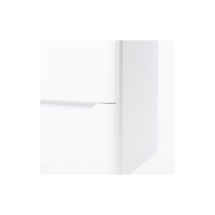 Biała szafka łazienkowa CASE 80 cm – przestronność i styl