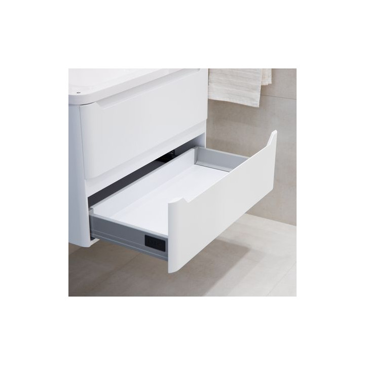 Biała szafka łazienkowa CASE 80 cm – przestronność i styl