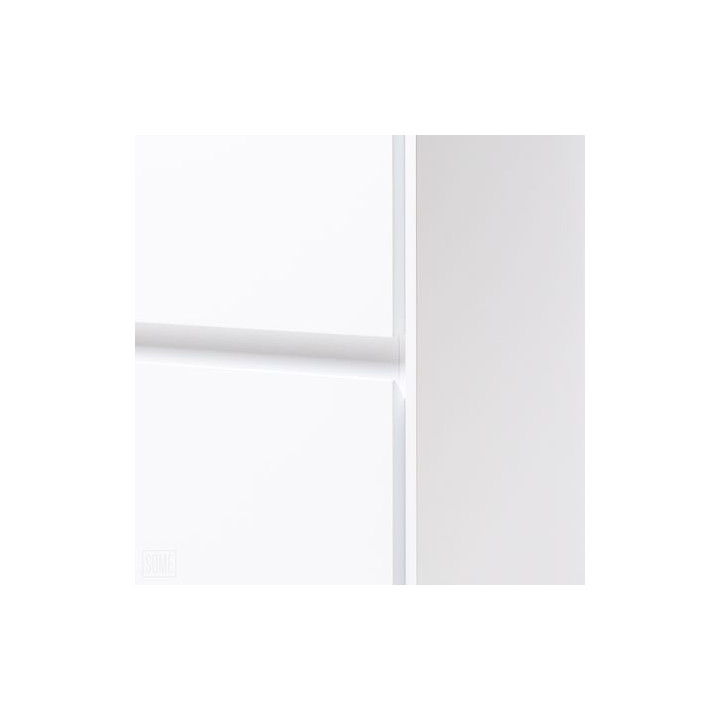 Szafka łazienkowa LOCK 60 cm – nowoczesna biel i minimalistyczny design