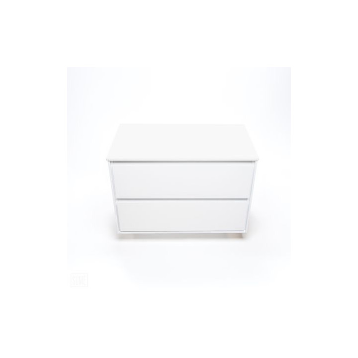 Szafka łazienkowa LOCK 80 cm – przestronność i nowoczesna biel