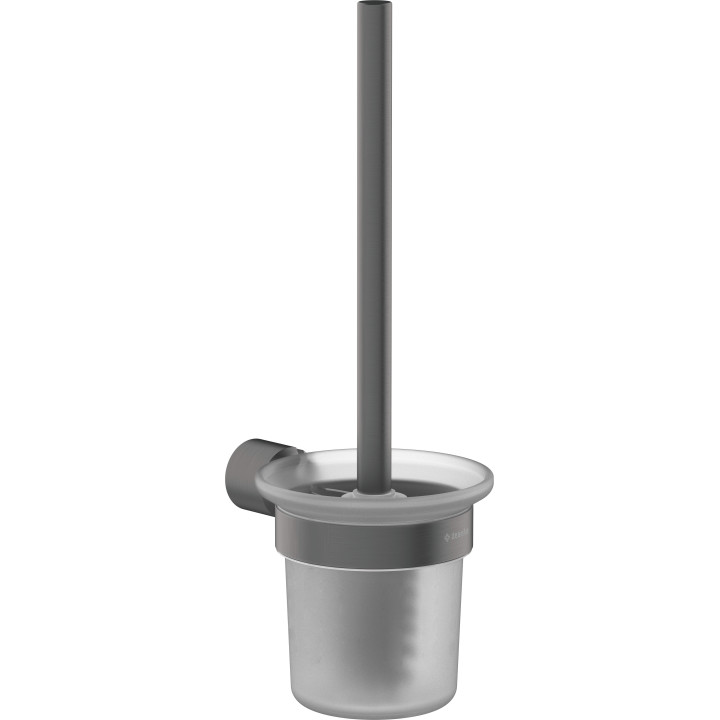 ARNIKA SZCZOTKA WC Z POJEMNIKIEM, WISZĄCA, TITANIUM  ADA_D711