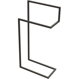 WIESZAK PODŁOGOWY PODWÓJNY MOKKO ADM_N622