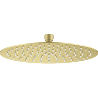 CASCADA ZŁOTO SZCZOTKOWANE GŁOWICA NATRYSKOWA STALOWA OKRĄGŁA O250 MM  NAC_R10K