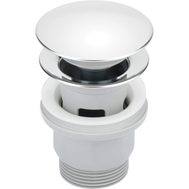 CLICK-CLACK CHROM OKRĄGŁY Z PRZELEWEM  NHC_010P