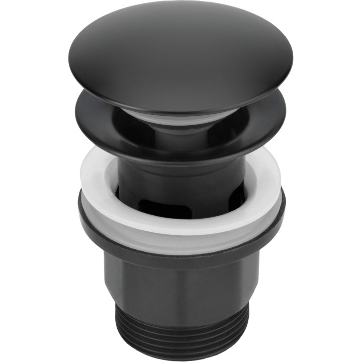 CLICK-CLACK NERO OKRĄGŁY Z PRZELEWEM  NHC_N10P